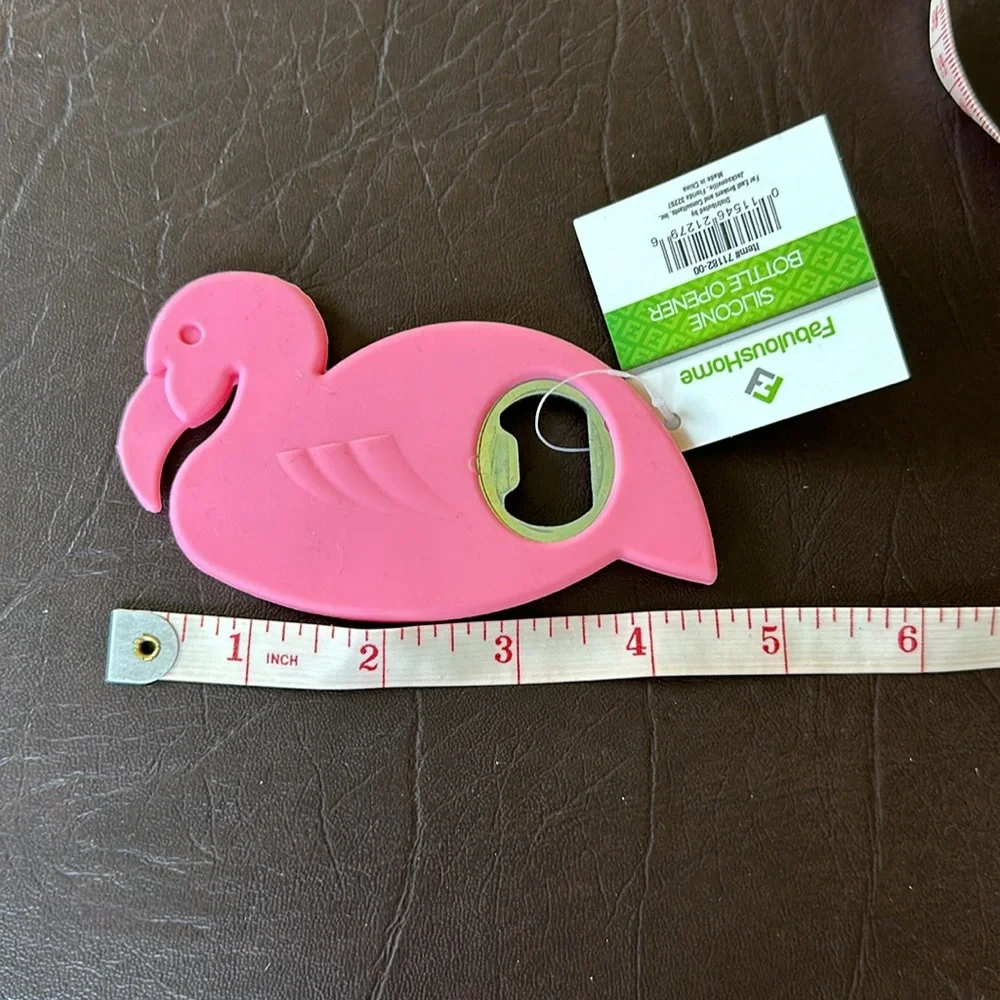 Fabulous Home Flamingo Silicone Bottle Opener 🦩